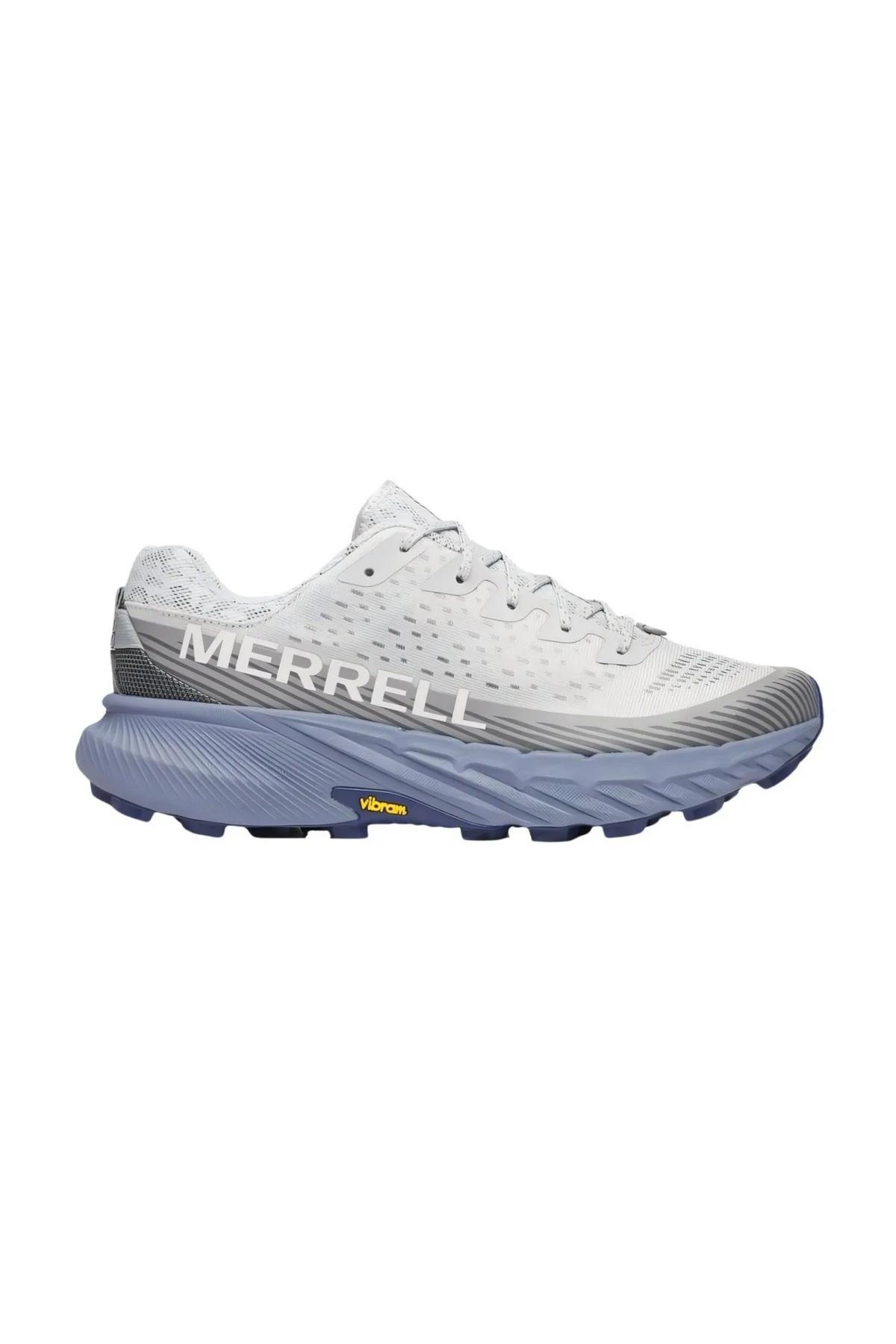 Merrell Merrell Gri J068347 Agility Peak 5 Erkek Koşu Ayakkabısı Sneaker | Flo Gri - 2. görsel