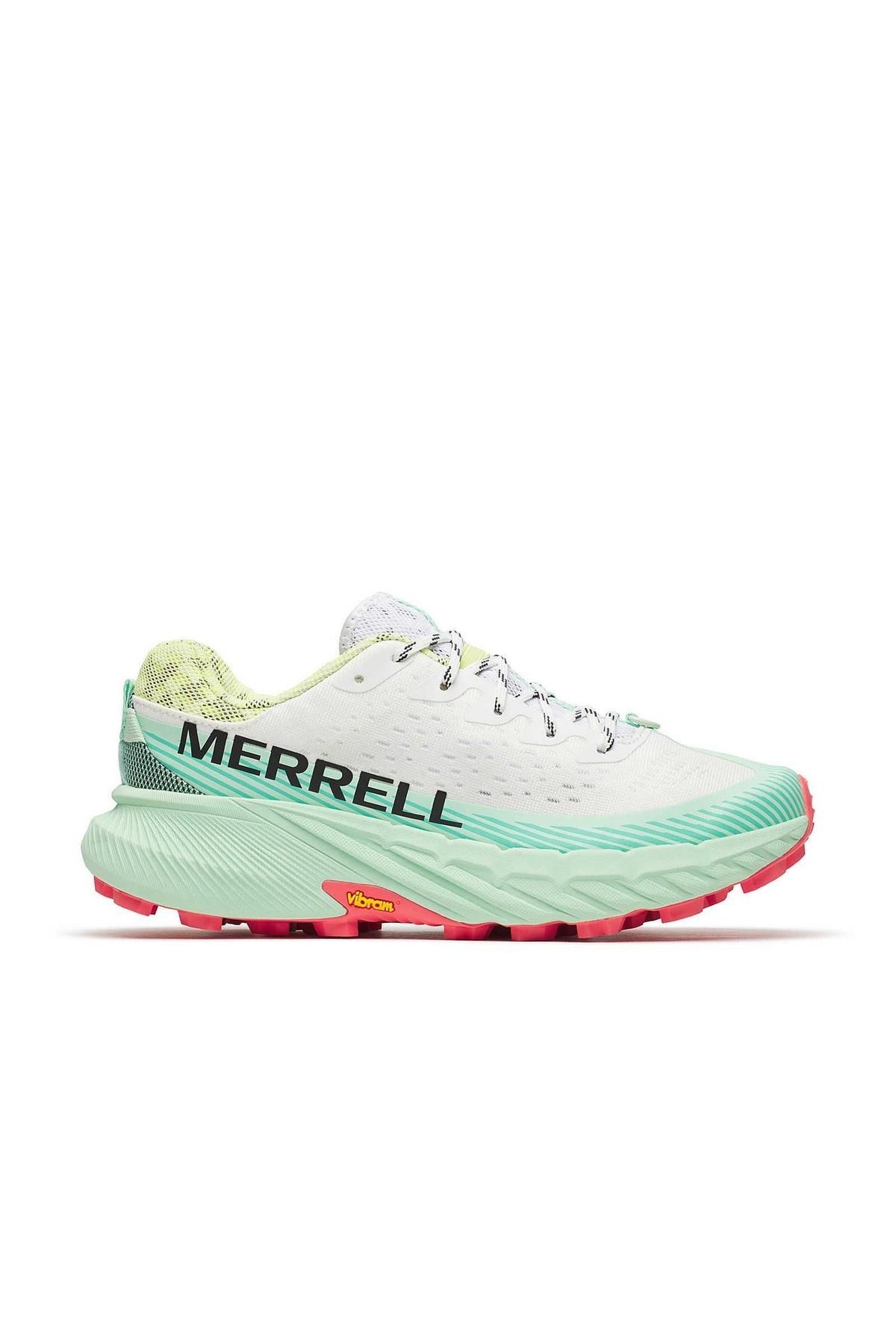 Merrell Merrell Beyaz J068384 Agility Peak 5 Kadın Koşu Ayakkabısı Sneaker | Flo Beyaz - 2. görsel