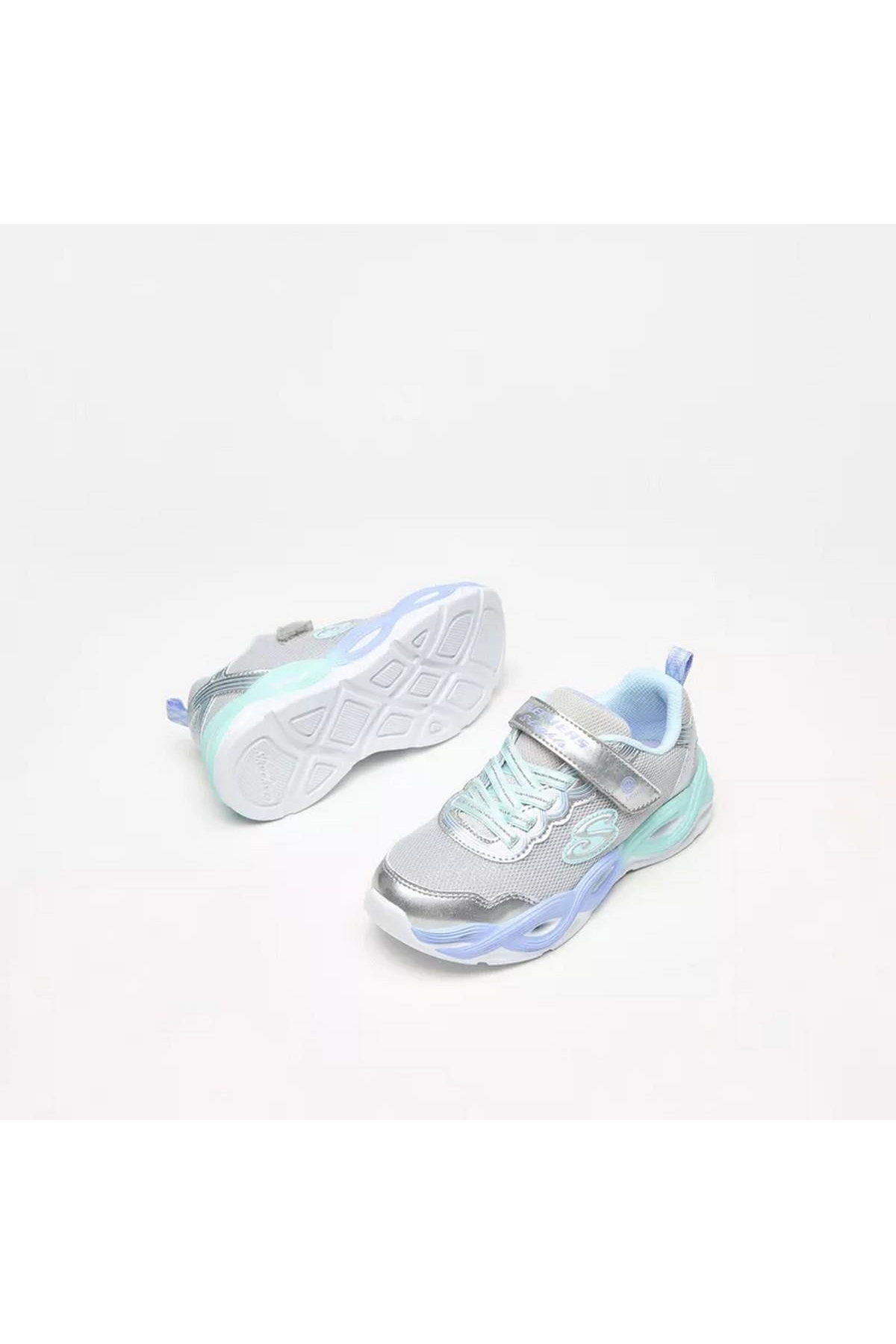 Skechers Skechers Gri 303717L SMLT Twisty Glow Kız Çocuk Spor Ayakkabı Casual Ayakkabı | Flo Gri - 4. görsel