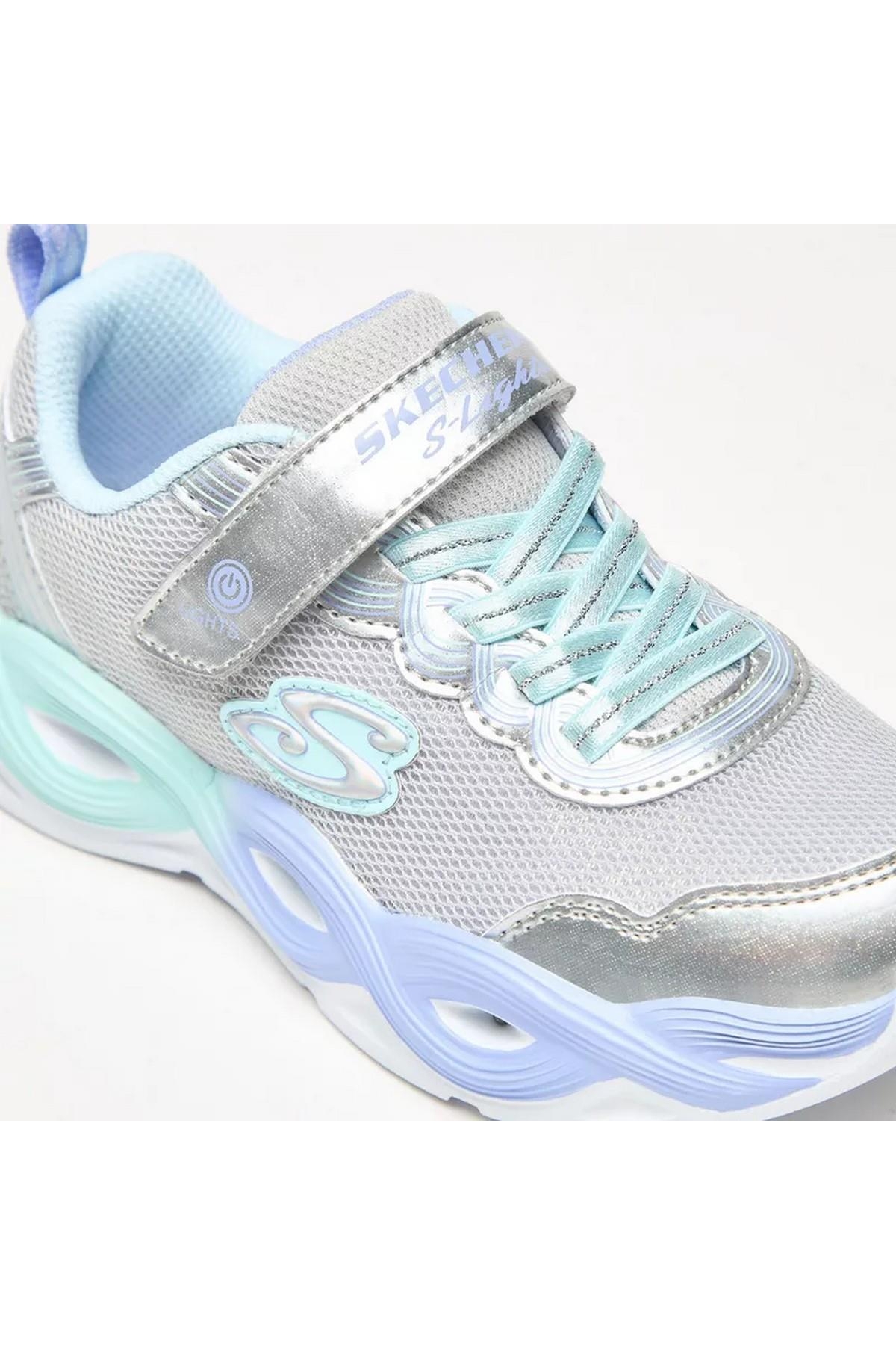 Skechers Skechers Gri 303717L SMLT Twisty Glow Kız Çocuk Spor Ayakkabı Casual Ayakkabı | Flo Gri - 7. görsel