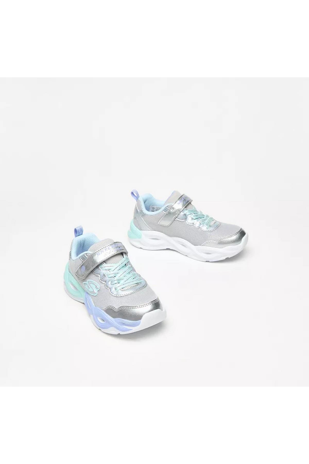 Skechers Skechers Gri 303717L SMLT Twisty Glow Kız Çocuk Spor Ayakkabı Casual Ayakkabı | Flo Gri - 10. görsel