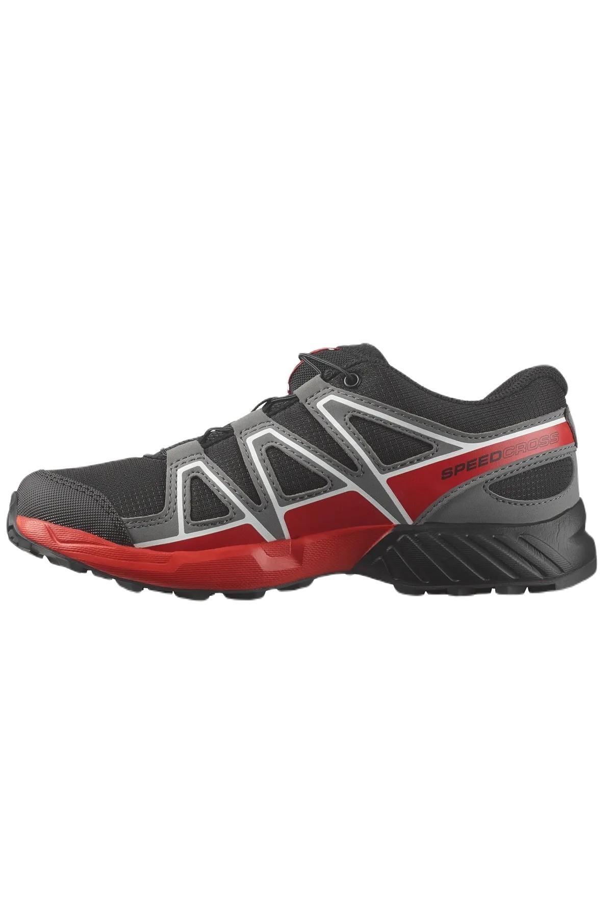 Salomon Salomon Siyah L47279200 Speedcross J Çocuk Outdoor Ayakkabısı | Flo Siyah - 3. görsel