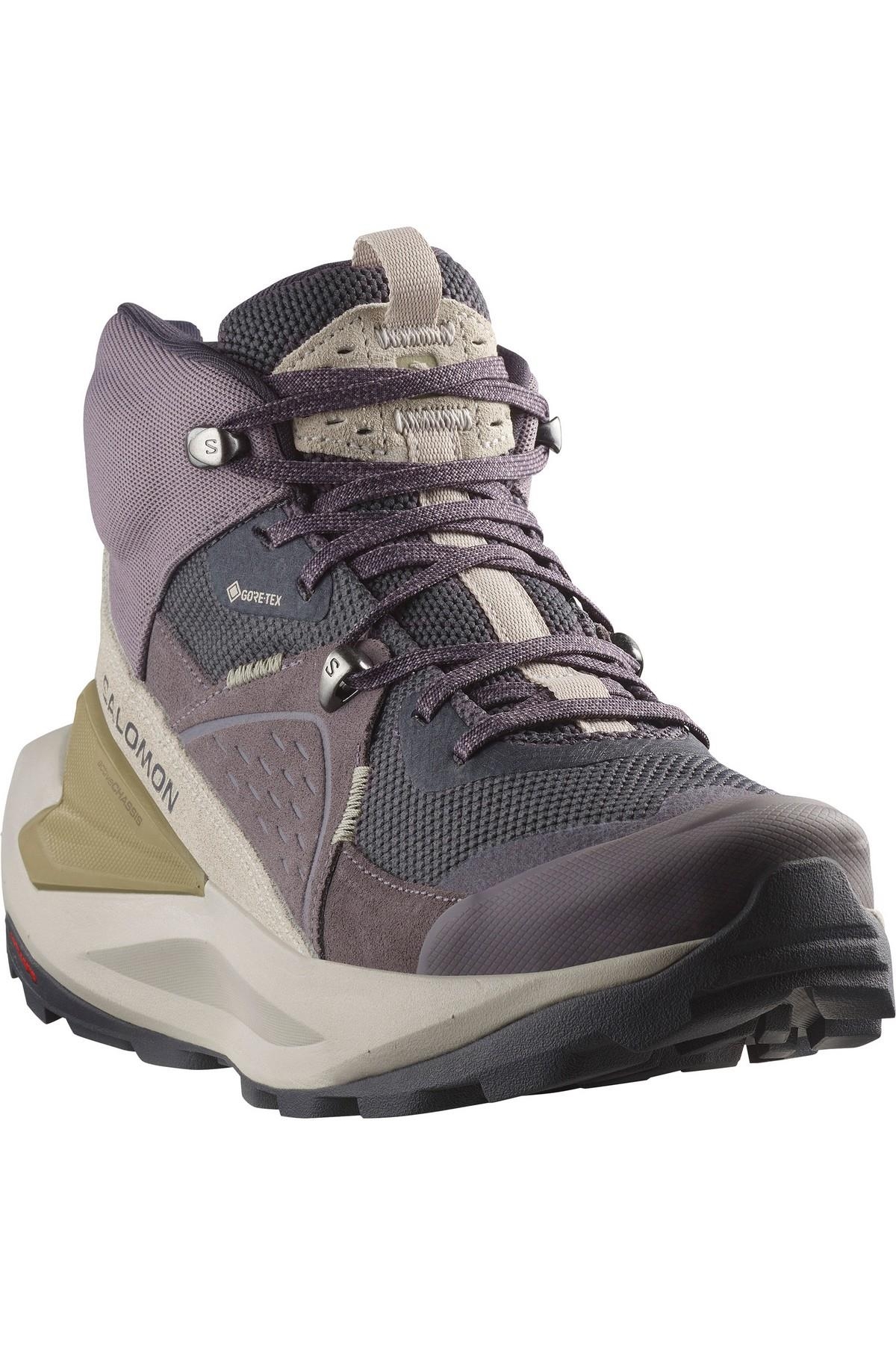 Salomon Salomon Gri L47576800 Elixir Mid Gtx W Kadın Outdoor Ayakkabısı | Flo Gri - 3. görsel