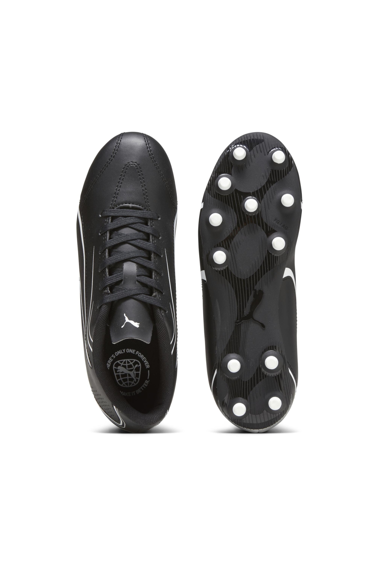 Puma Puma Siyah 10748601 Vitoria Fg/Ag Jr Çocuk Krampon Sneaker | Flo Siyah - 6. görsel