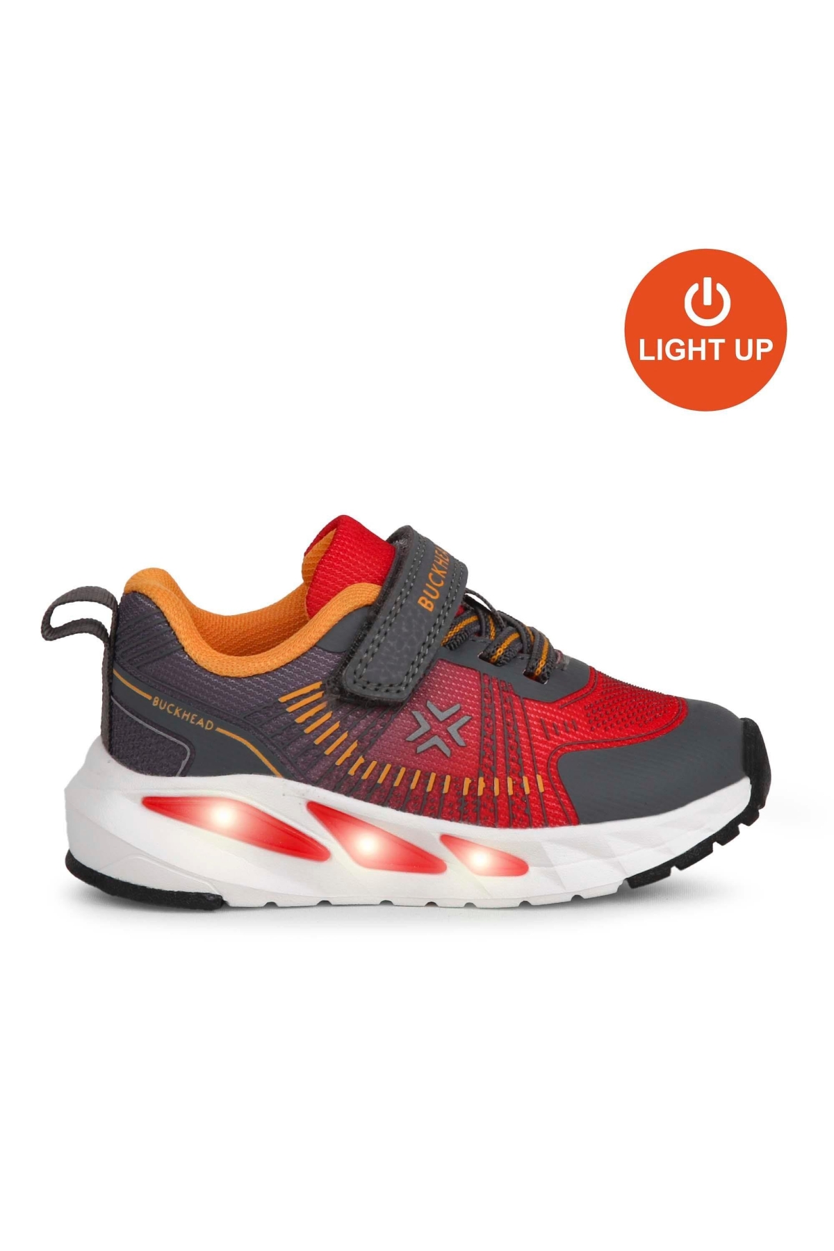 Buckhead Buckhead Kirmizi BUCK3045-033 Sonic Erkek Çocuk Işıklı Spor Ayakkabı Sneaker | Flo Kirmizi - 2. görsel