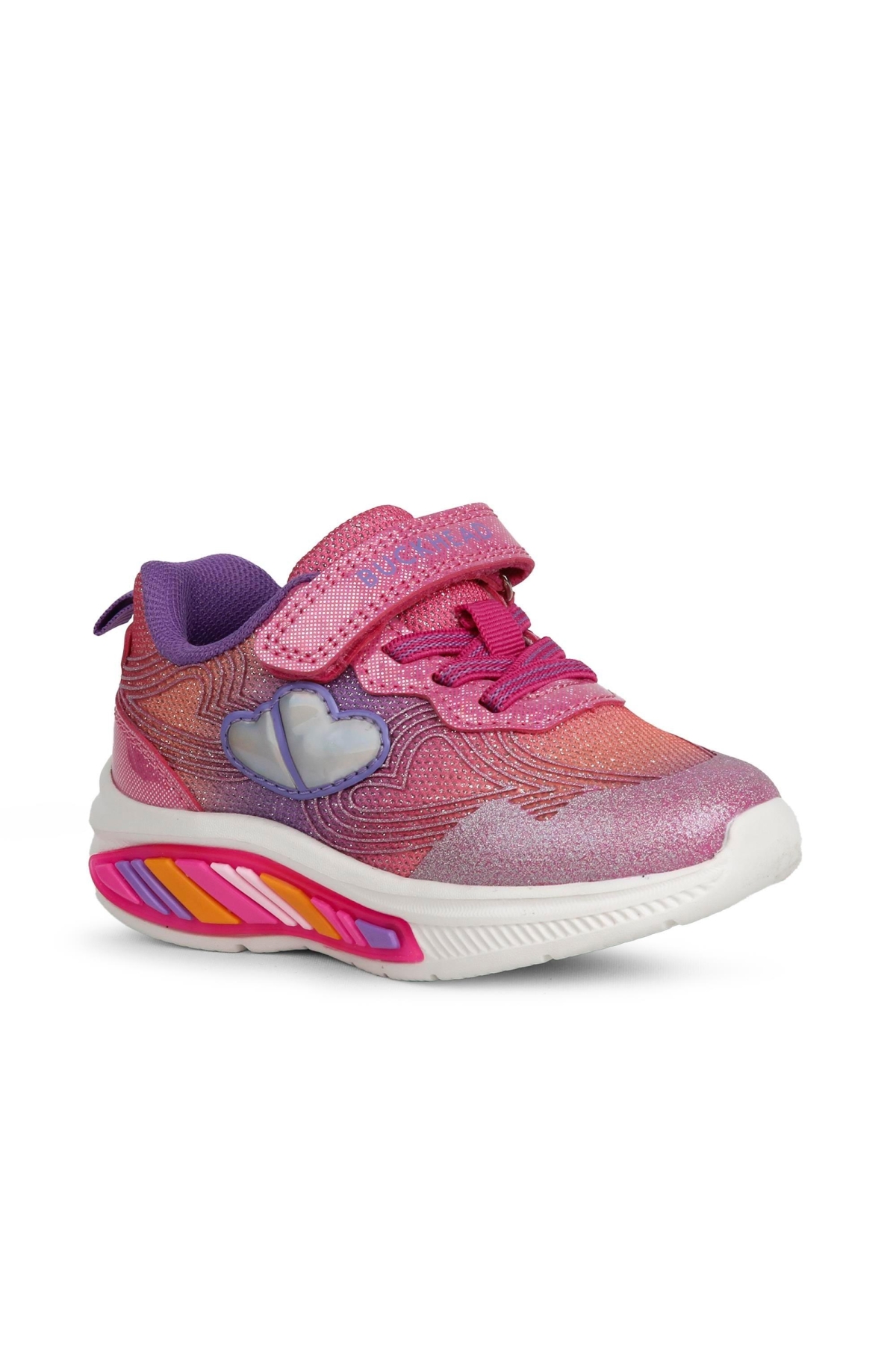 Buckhead Buckhead Pembe BUCK3042-009 Nina Kız Çocuk Işıklı Spor Ayakkabı Sneaker | Flo Pembe - 3. görsel
