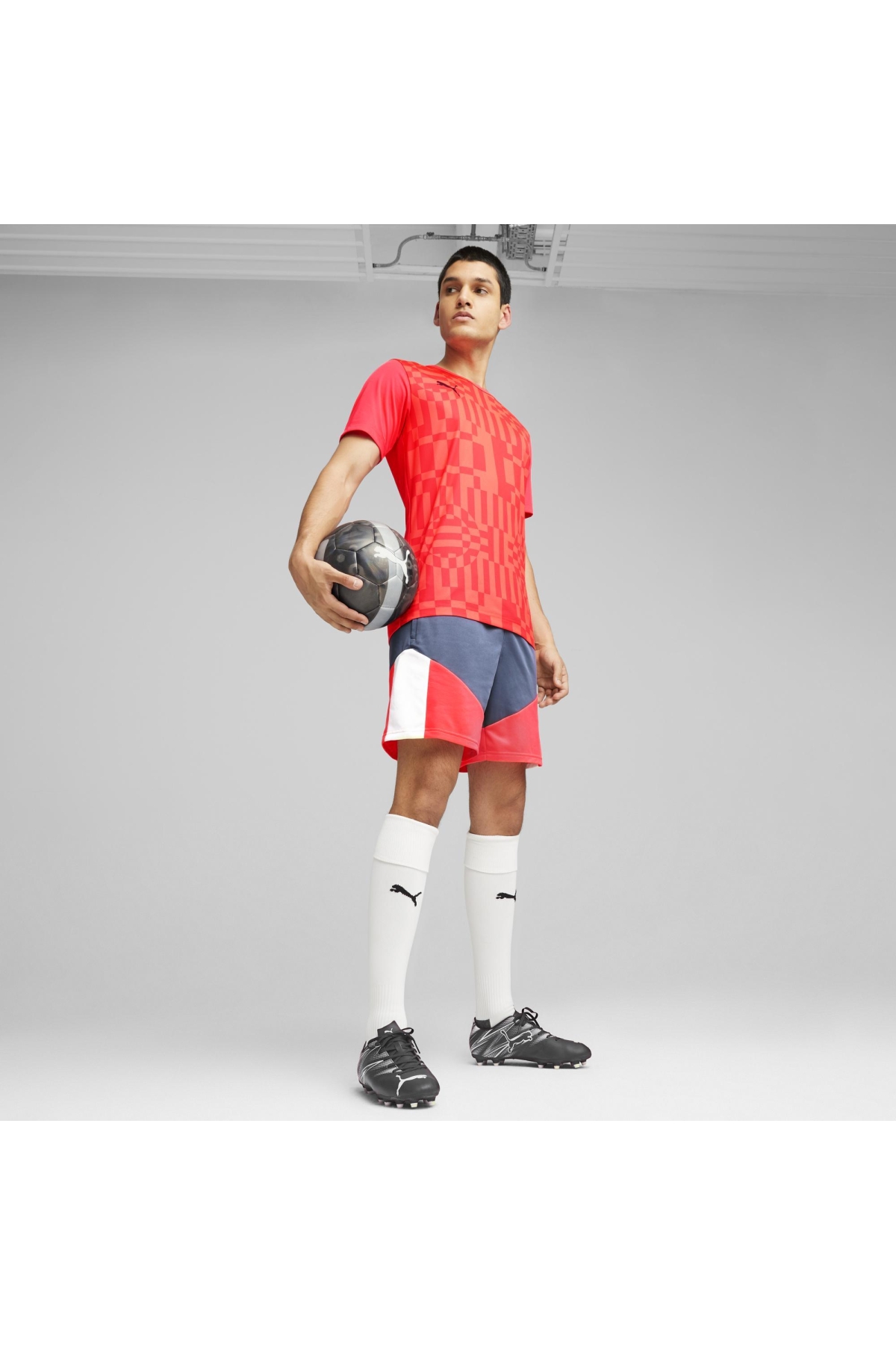 Puma Puma Siyah 10747701 Attacanto Fg/Ag Erkek Krampon Sneaker | Flo Siyah - 8. görsel