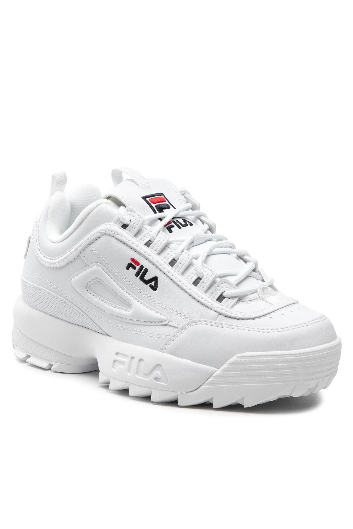 Fila Fila Beyaz FFT0029.10004 Disruptor Teens Kadın Günlük Spor Ayakkabı Sneaker | Flo Beyaz - 3. görsel