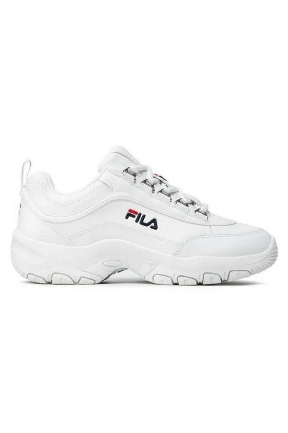 Fila Fila Beyaz FFT0009.10004 Strada Teens Kadın Günlük Spor Ayakkabı Sneaker | Flo Beyaz - 2. görsel