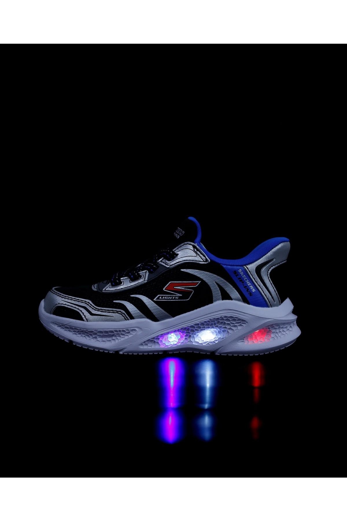 Skechers Skechers Çok Renkli 403848L SLBK Meteor-Lights-Brisk-Beams Erkek Çocuk Spor Ayakkabı Sneaker | Flo Çok Renkli - 5. görsel