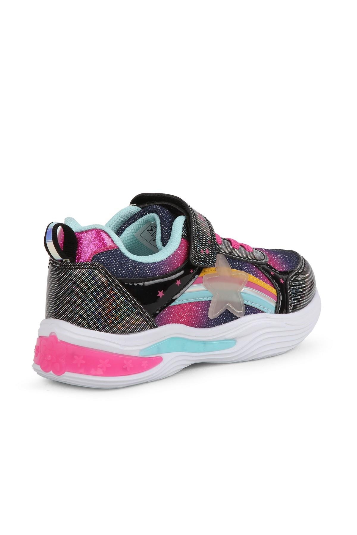 Buckhead Buckhead Siyah Buchead BUCK3024-001 Stary Kız Çocuk Spor Ayakkabı Flo'da! Siyah - 5. görsel