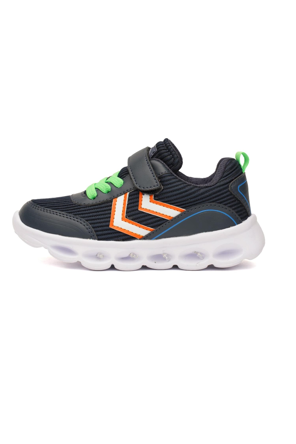 Hummel Hummel Mavi 900053-7459 Stripe Jr Çocuk Günlük Spor Ayakkabı Sneaker | Flo Mavi - 2. görsel