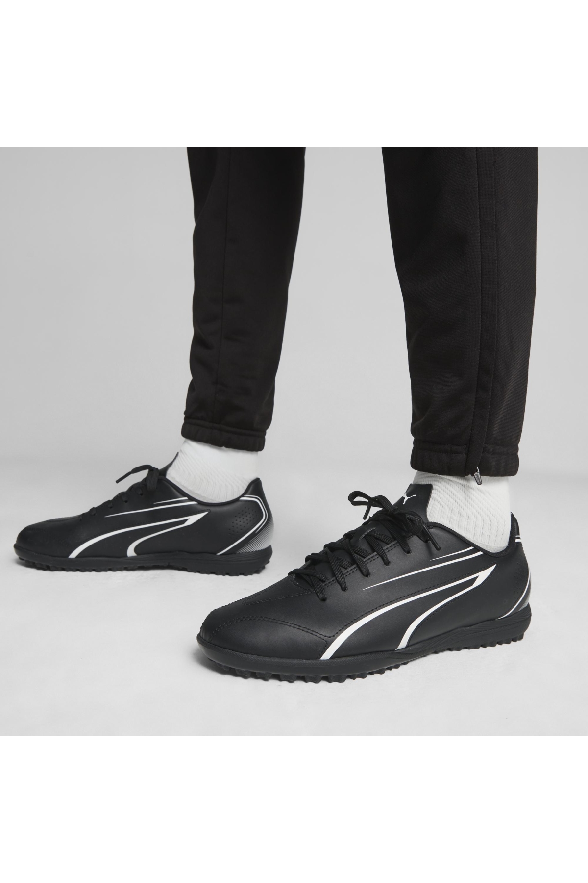Puma Puma Siyah 10748401 Vitoria Tt Erkek Halı Saha Ayakkabısı Sneaker | Flo Siyah - 8. görsel