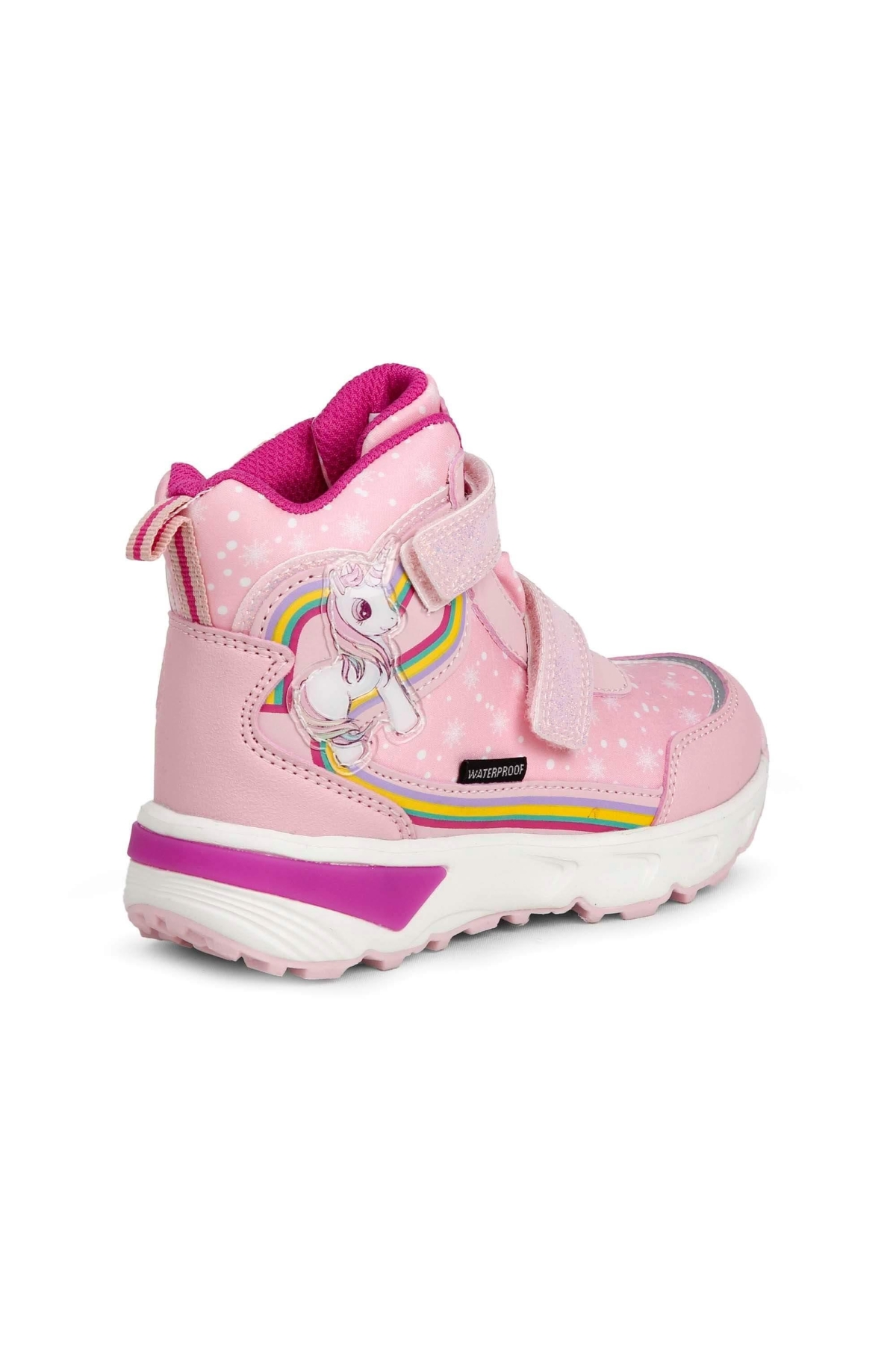 Buckhead Buckhead Pembe BUCK3033-009 Unicornie Kız Çocuk Işıklı Su Geçirmez Bot | Flo Pembe - 6. görsel