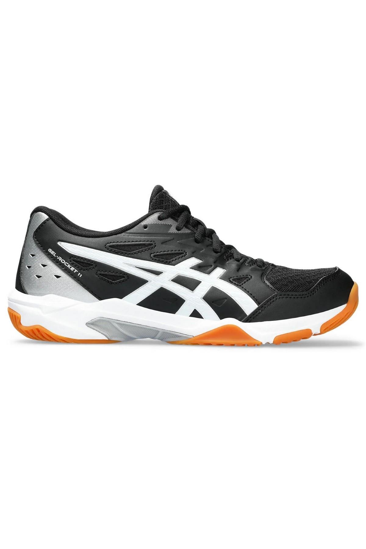 Asics Asics Siyah 1072A093-002 Gel-Rocket 11 Kadın Voleybol Ayakkabısı Sneaker | Flo Siyah - 2. görsel