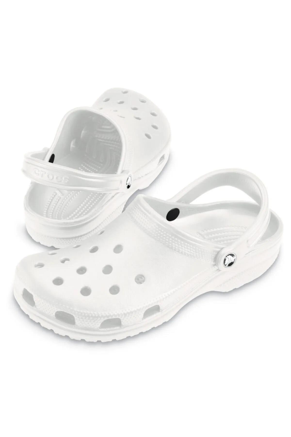 Crocs Crocs Beyaz 10001-100 Classic Unisex Sandalet Outdoor Ayakkabı | Flo Beyaz - 5. görsel