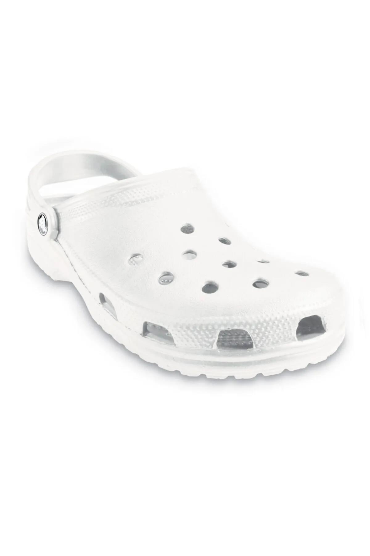 Crocs Crocs Beyaz 10001-100 Classic Unisex Sandalet Outdoor Ayakkabı | Flo Beyaz - 6. görsel