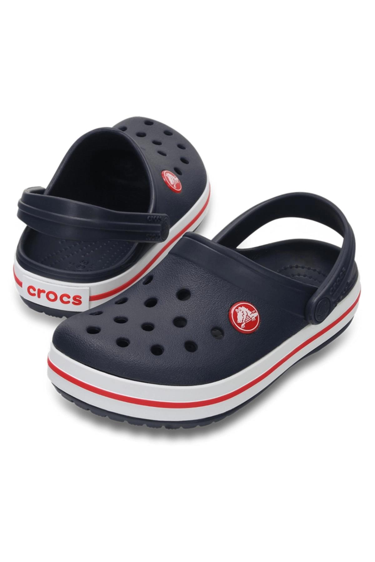 Crocs Crocs Lacivert 207006-485 Crocband Clog K Çocuk Sandalet Outdoor Ayakkabı | Flo Lacivert - 4. görsel