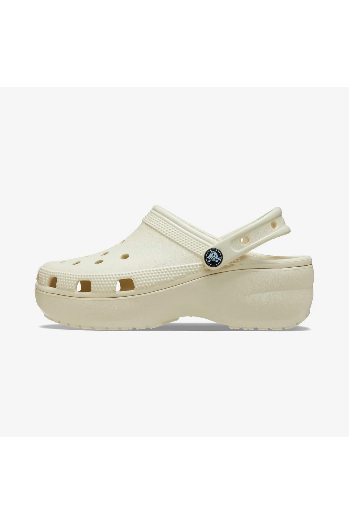 Crocs Crocs Bej 206750-2Y2 Classic Platform Clog W Kadın Sandalet Outdoor Ayakkabı | Flo Bej - 5. görsel
