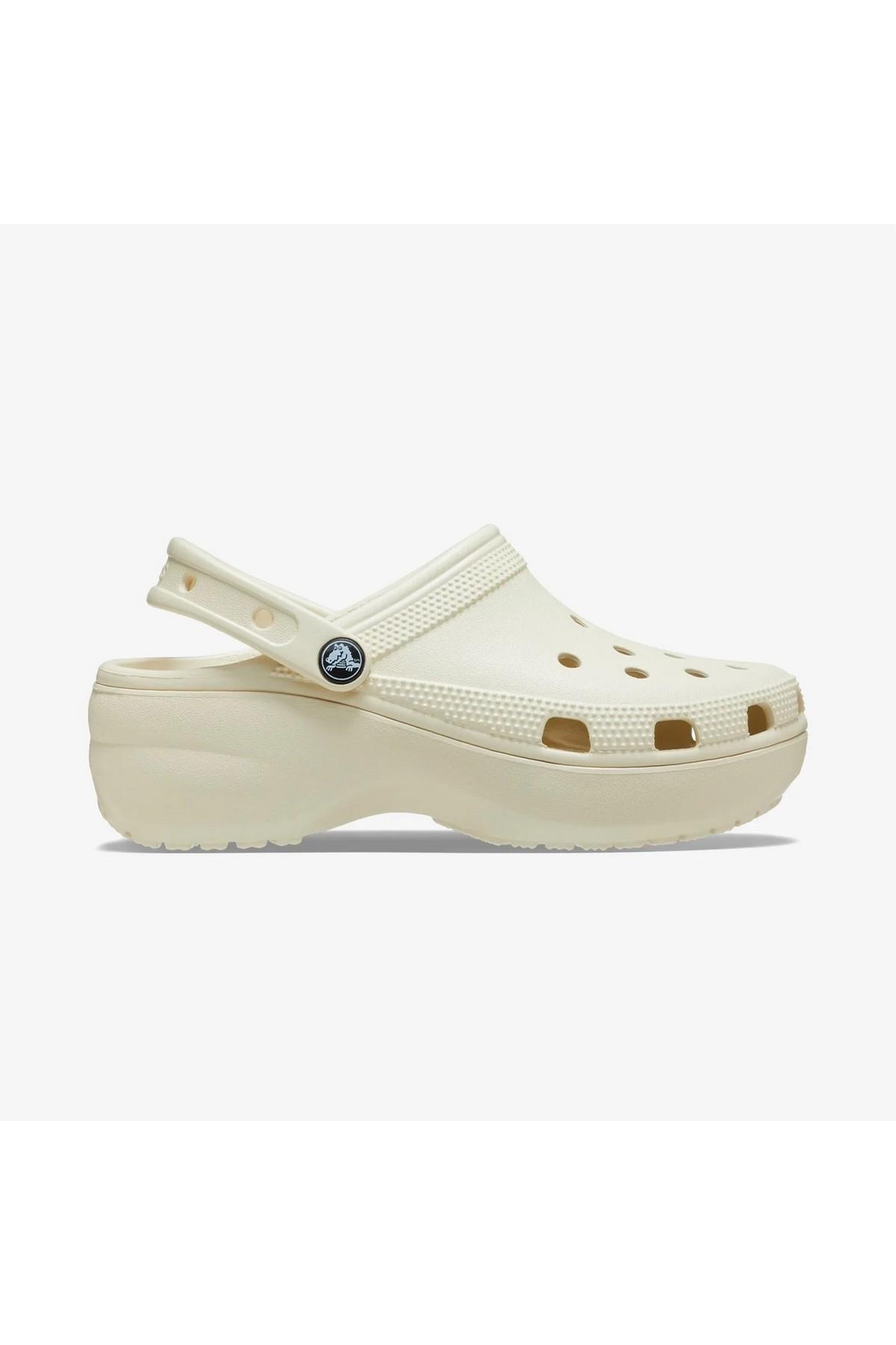 Crocs Crocs Bej 206750-2Y2 Classic Platform Clog W Kadın Sandalet Outdoor Ayakkabı | Flo Bej - 6. görsel