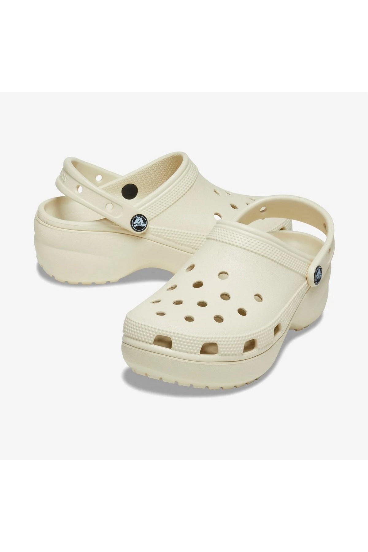 Crocs Crocs Bej 206750-2Y2 Classic Platform Clog W Kadın Sandalet Outdoor Ayakkabı | Flo Bej - 8. görsel