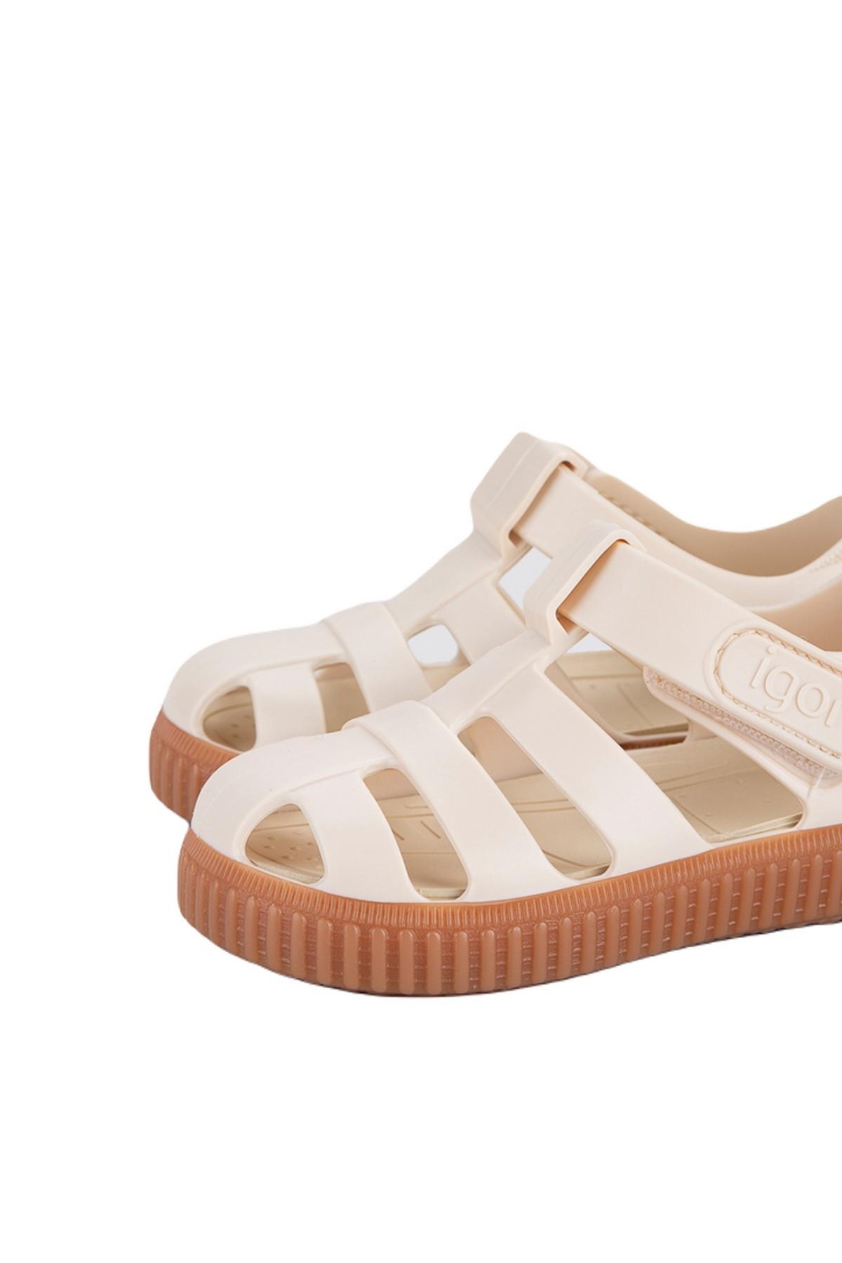 Igor Igor Bej S10291-079 Nico Caramelo Çocuk Sandalet Outdoor Ayakkabı | Flo Bej - 4. görsel