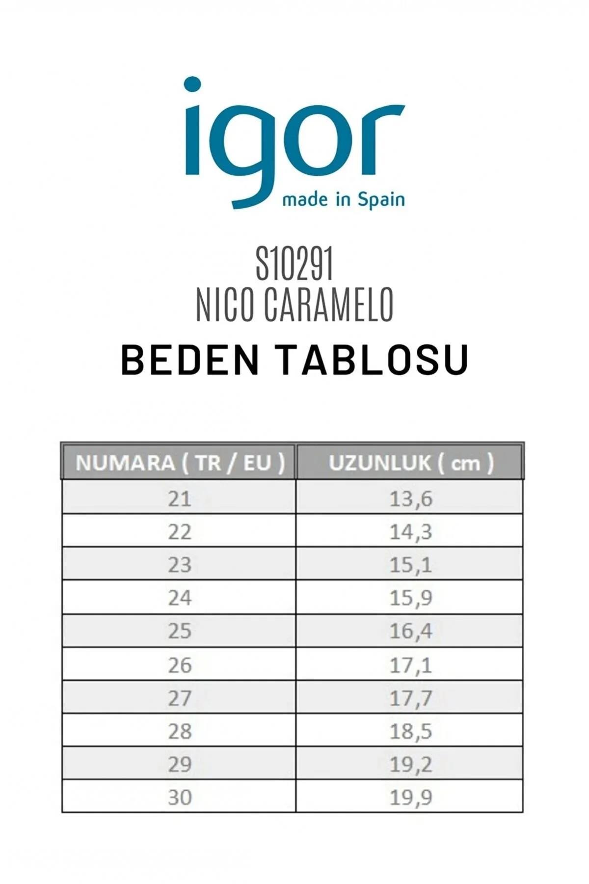 S10291-231 Nico Caramelo Çocuk Sandalet - Görsel 6