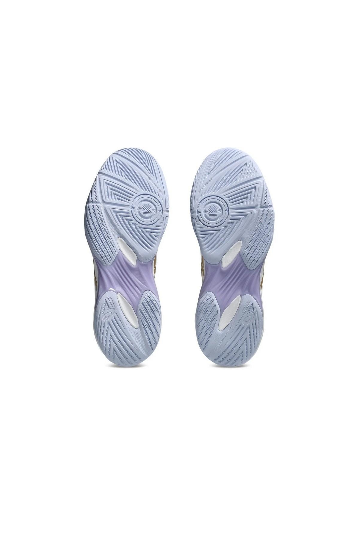 Asics Asics Beyaz 1072A119-102 Gel-Rocket 12 Kadın Voleybol Ayakkabısı Sneaker | Flo Beyaz - 9. görsel