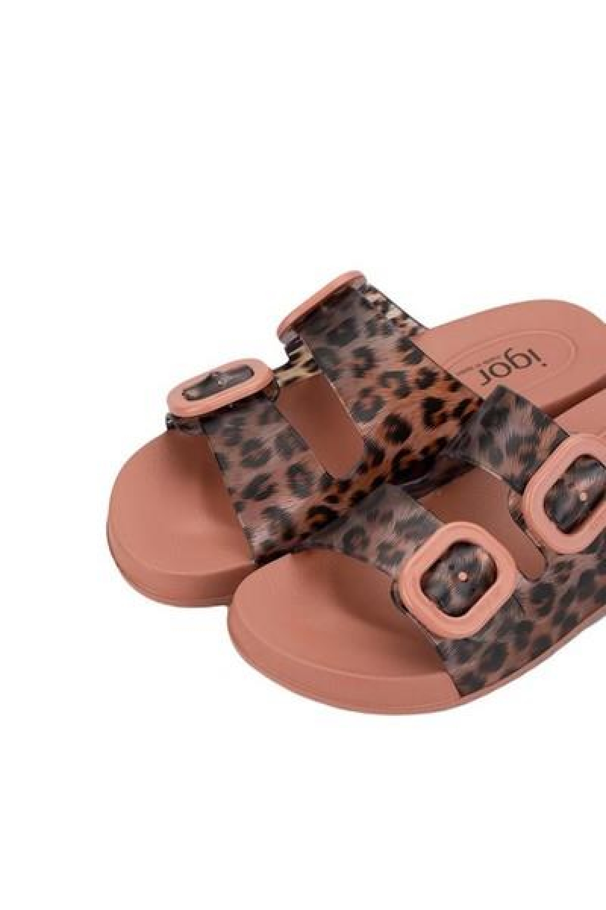 Igor Igor Kahverengi BB350-381 Habana Brillo Leo Negro Kadın Terlik Sandalet & Terlik | Flo Kahverengi - 5. görsel