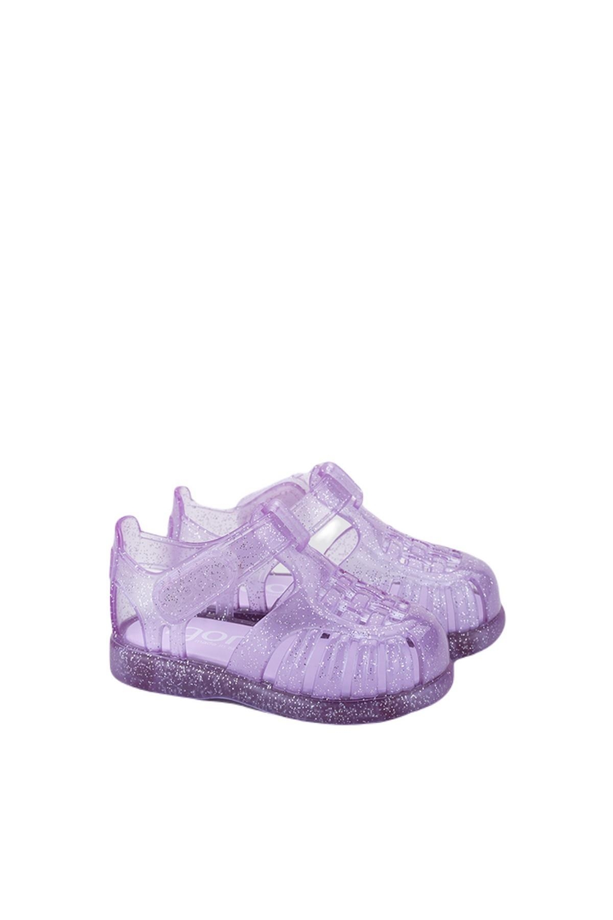 S10308-212 Tobby Gloss Glitter Kız Çocuk Sandalet - Görsel 2