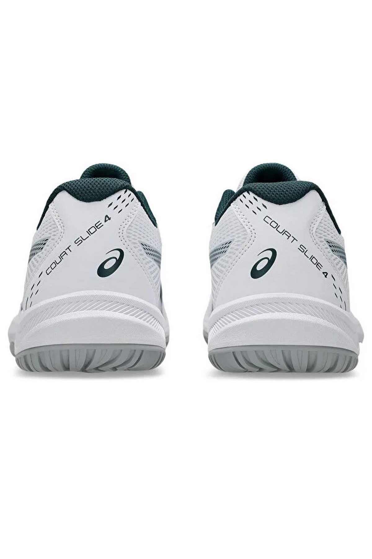 Asics Asics Beyaz 1041A483-100 Court Slide 4 Erkek Tenis Ayakkabısı Sneaker | Flo Beyaz - 6. görsel