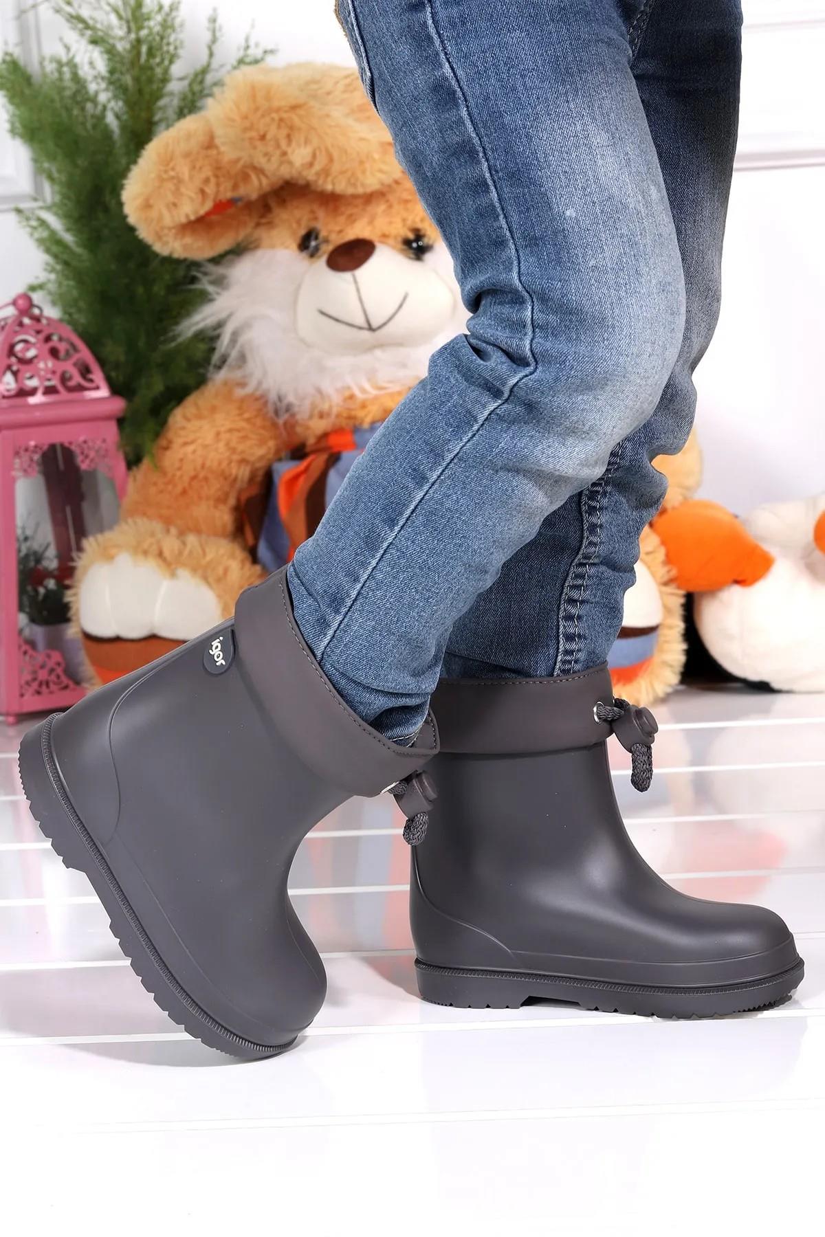 Igor Igor Gri W10257-017 Bimbi Euri Çocuk Yağmur Çizmesi Bot | Flo Gri - 6. görsel