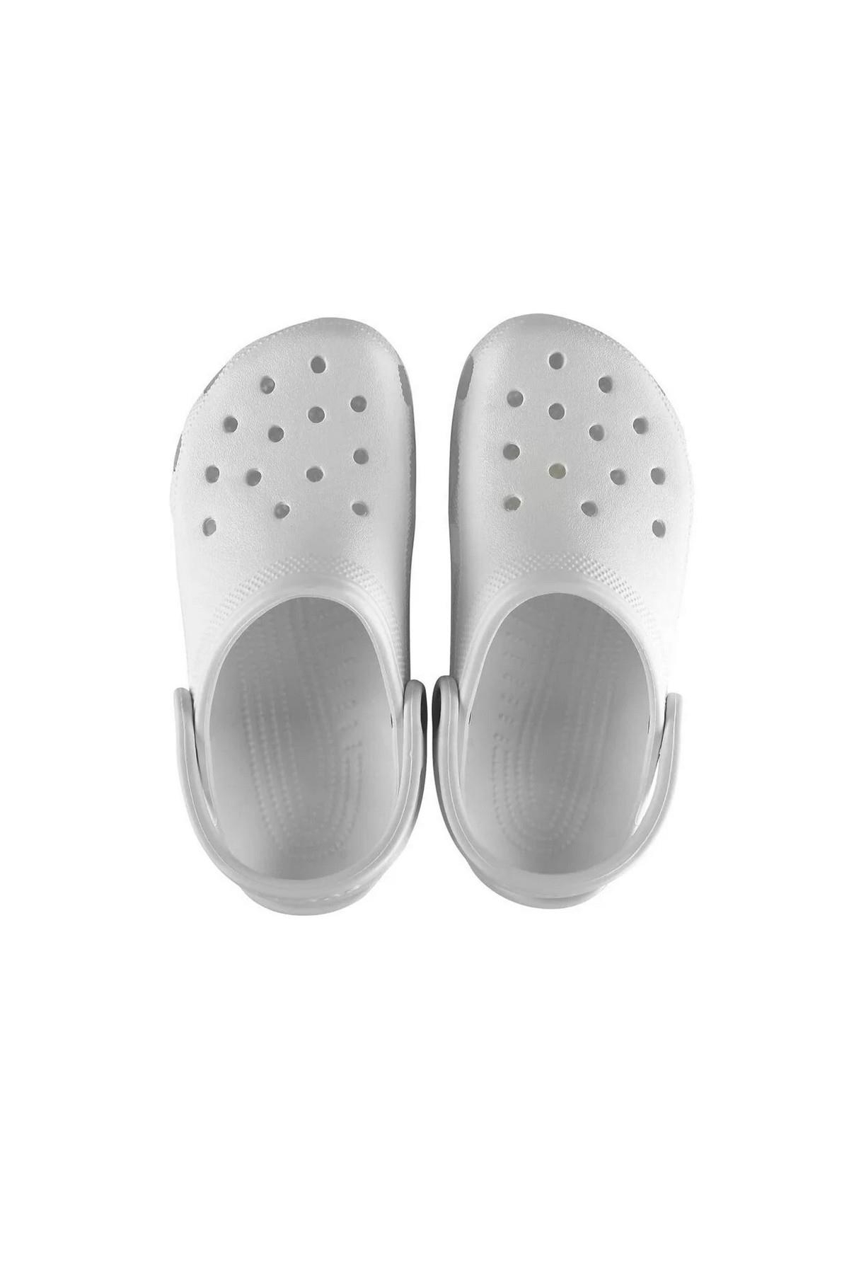 Crocs Crocs Beyaz 206991-100 Classic Clog K Çocuk Sandalet Outdoor Ayakkabı | Flo Beyaz - 5. görsel