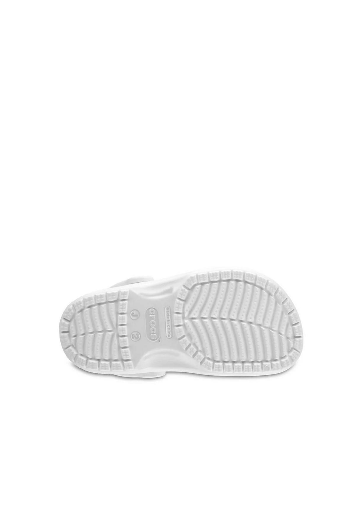 Crocs Crocs Beyaz 206991-100 Classic Clog K Çocuk Sandalet Outdoor Ayakkabı | Flo Beyaz - 7. görsel