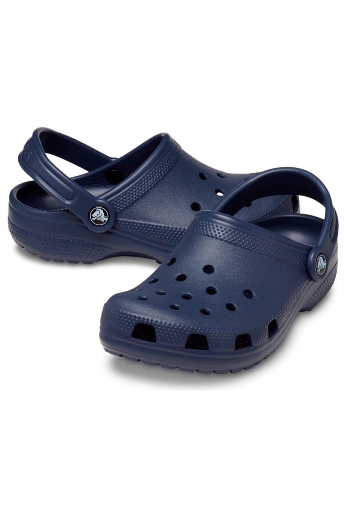 Crocs Crocs Lacivert 206991-410 Classic Clog K Çocuk Sandalet Outdoor Ayakkabı | Flo Lacivert - 7. görsel
