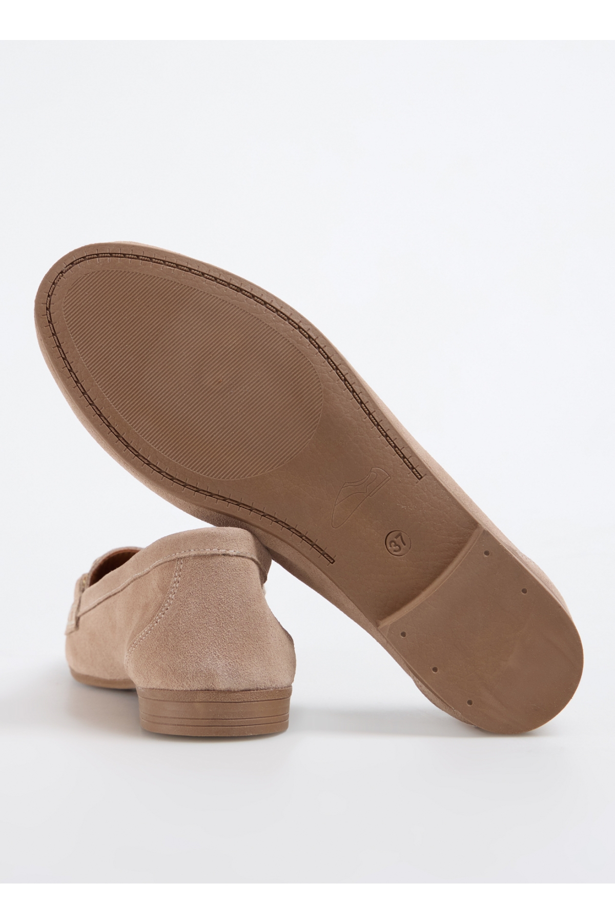 Fabrika Fabrika Deri Bej Kadın Loafer D-SELAH Casual Ayakkabı | Flo Bej - 5. görsel