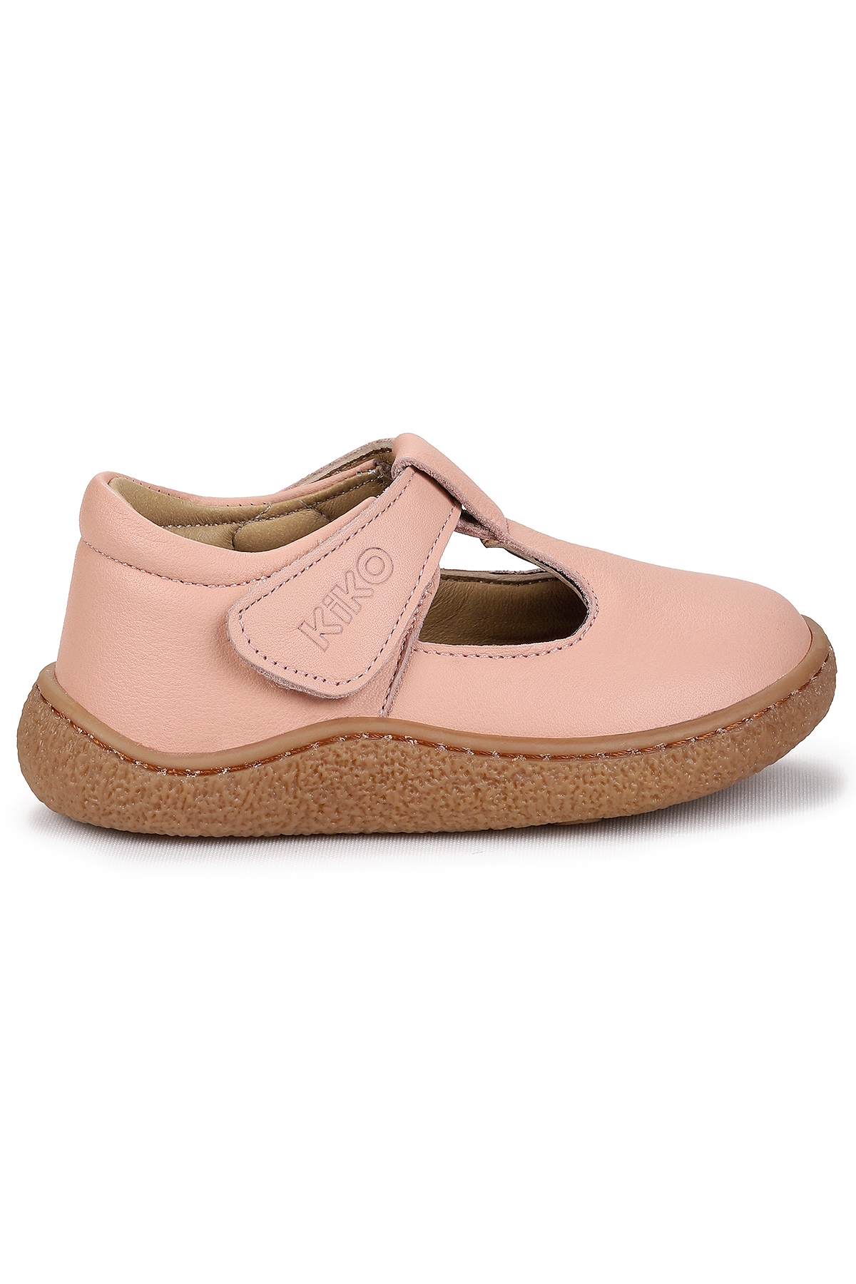 Lija %100 Deri Günlük Kız Bebek Babet Ayakkabı Pudra - Görsel 2