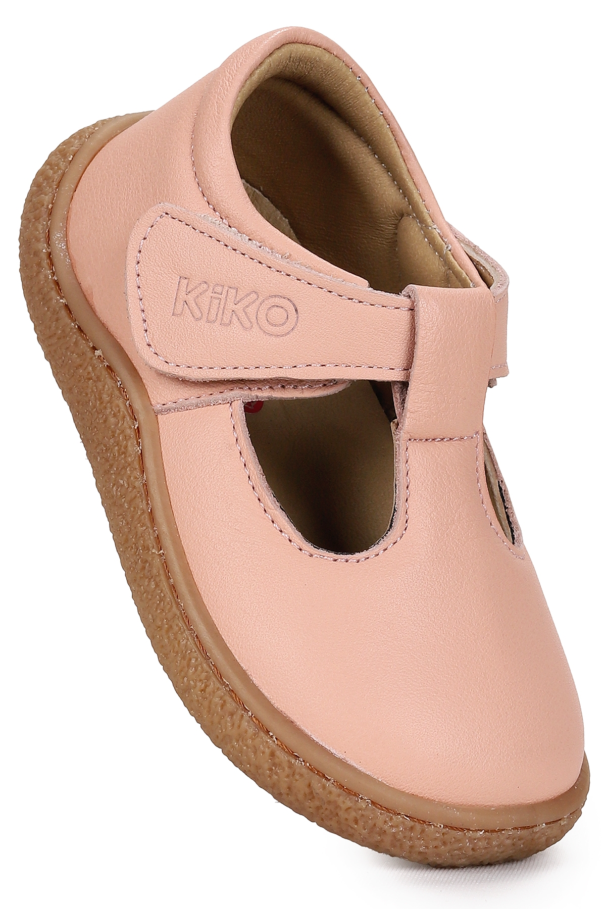 Lija %100 Deri Günlük Kız Bebek Babet Ayakkabı Pudra - Görsel 5