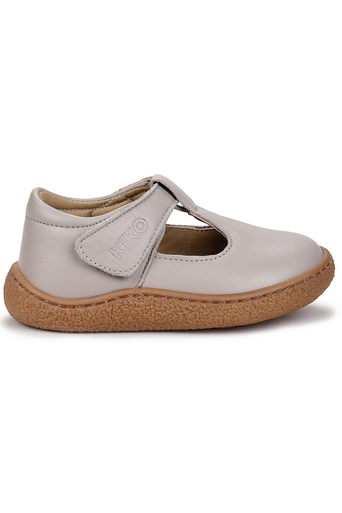 Lija %100 Deri Günlük Kız Bebek Babet Ayakkabı Bej - Görsel 2