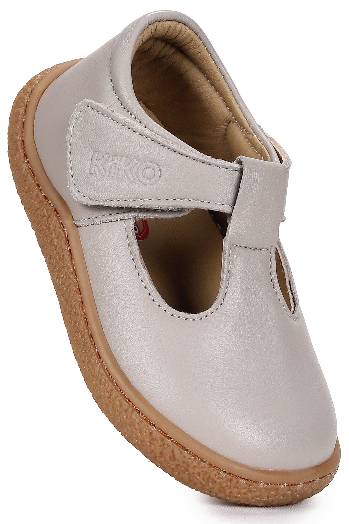 Lija %100 Deri Günlük Kız Bebek Babet Ayakkabı Bej - Görsel 5