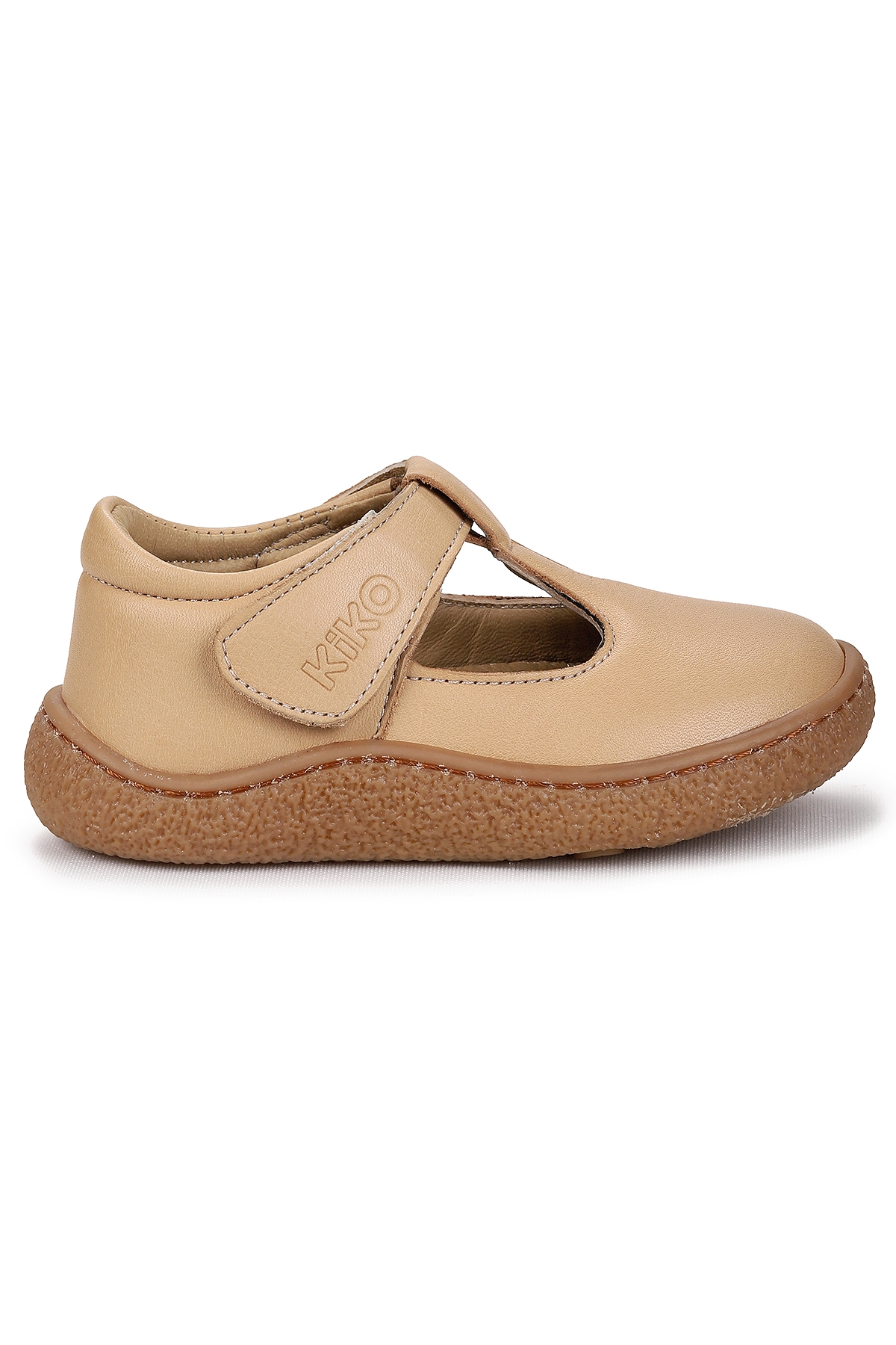 Lija %100 Deri Günlük Kız Bebek Babet Ayakkabı Açık Taba - Görsel 2