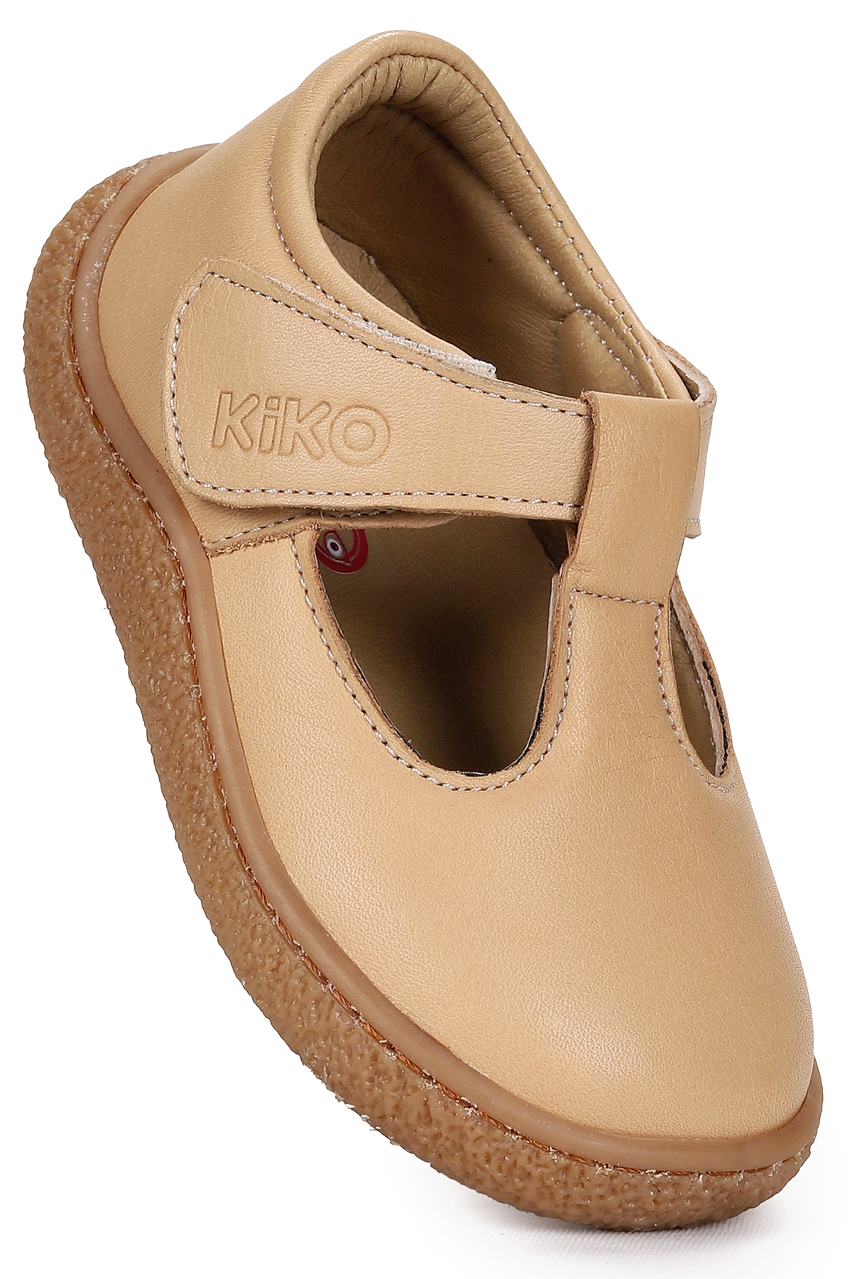 Lija %100 Deri Günlük Kız Bebek Babet Ayakkabı Açık Taba - Görsel 5