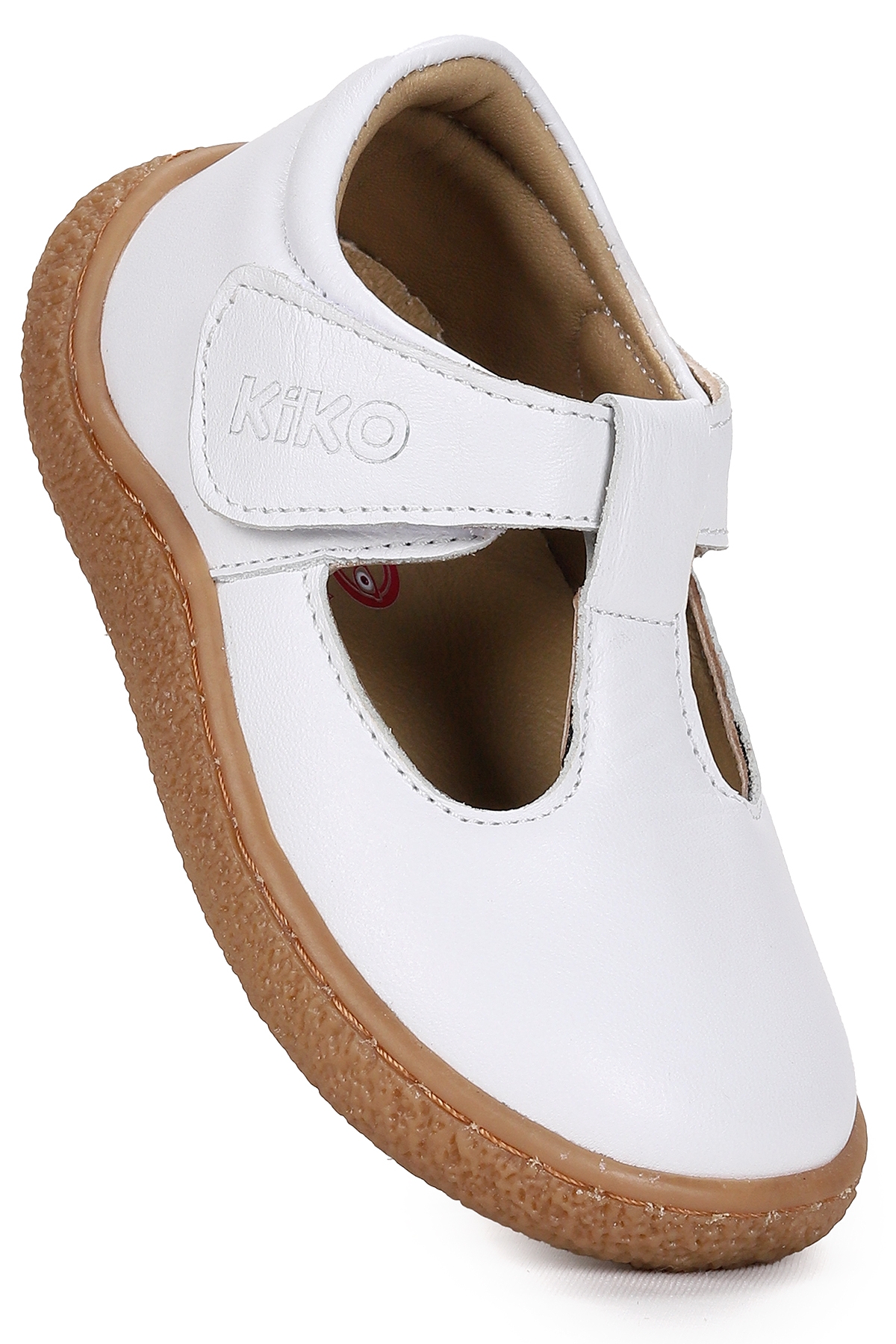 Lija %100 Deri Günlük Kız Bebek Babet Ayakkabı Beyaz - Görsel 5