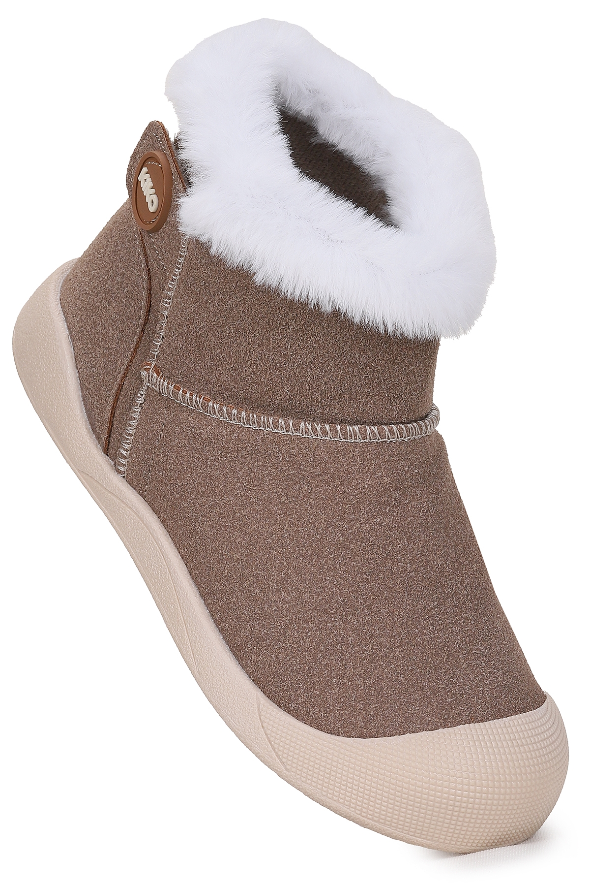 Liplan Cırtlı Termo Taban Kız Çocuk Bot Ayakkabı Kum - Görsel 5