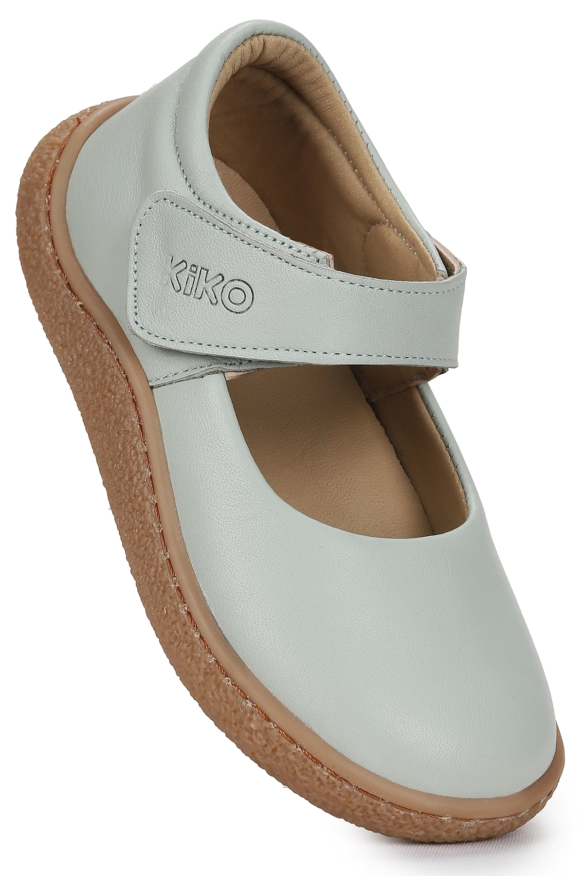 Lida %100 Deri Günlük Kız Çocuk Babet Ayakkabı Su Yeşili - Görsel 5