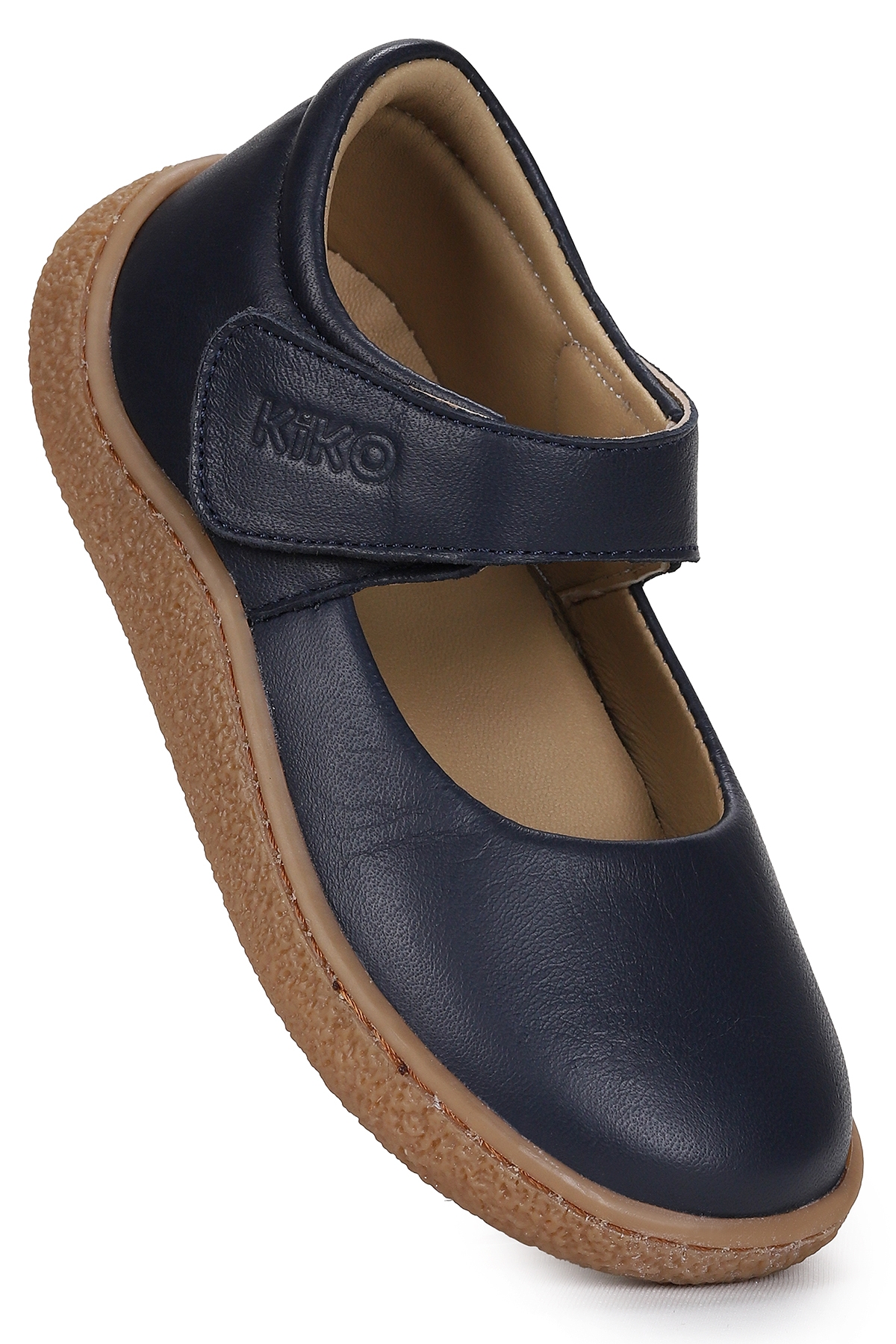 Lida %100 Deri Günlük Kız Çocuk Babet Ayakkabı Lacivert - Görsel 5