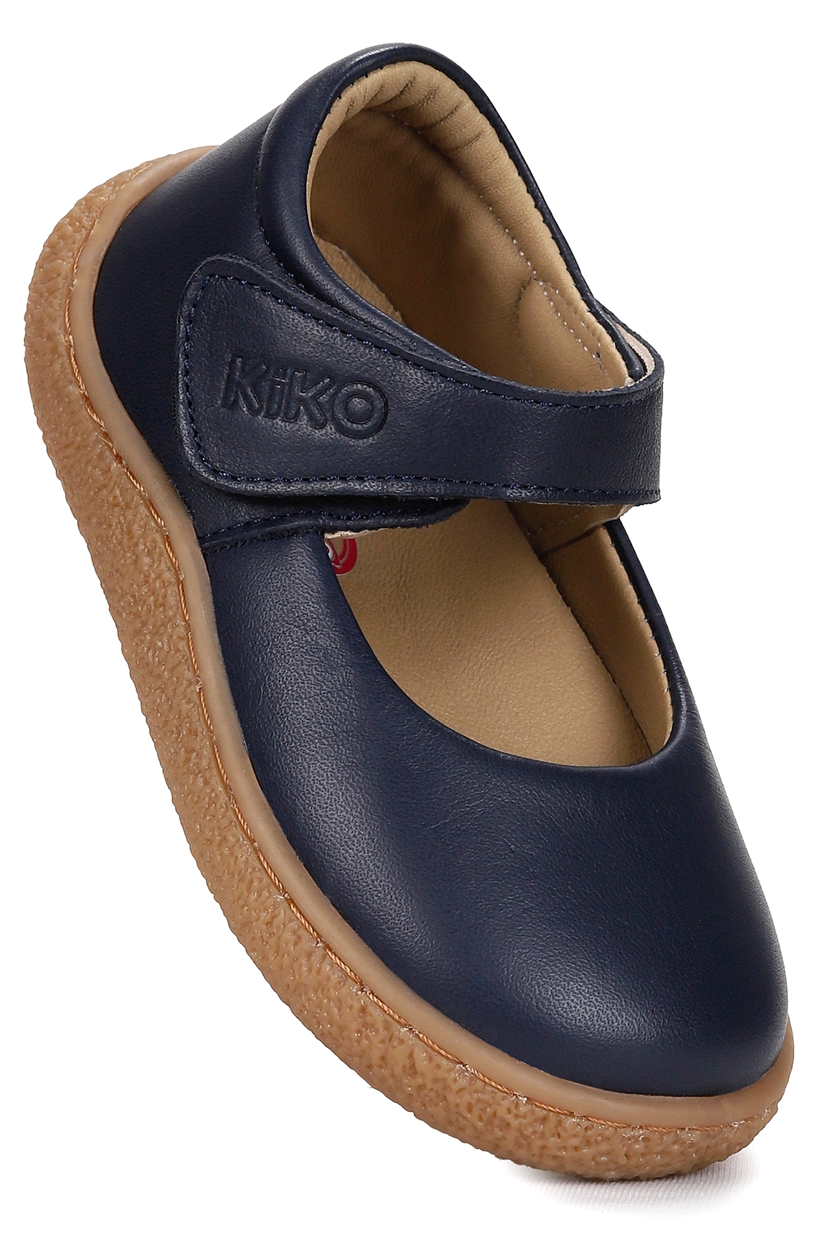 Lida %100 Deri Günlük Kız Bebek Babet Ayakkabı Lacivert - Görsel 5