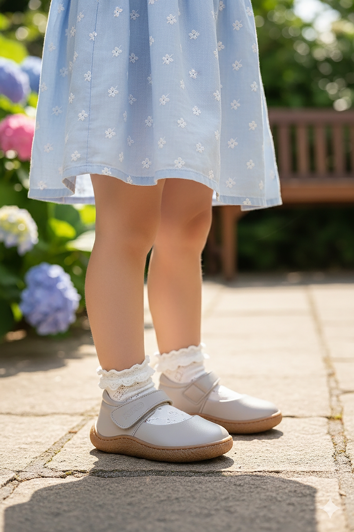 Lida %100 Deri Günlük Kız Bebek Babet Ayakkabı Bej - Görsel 4