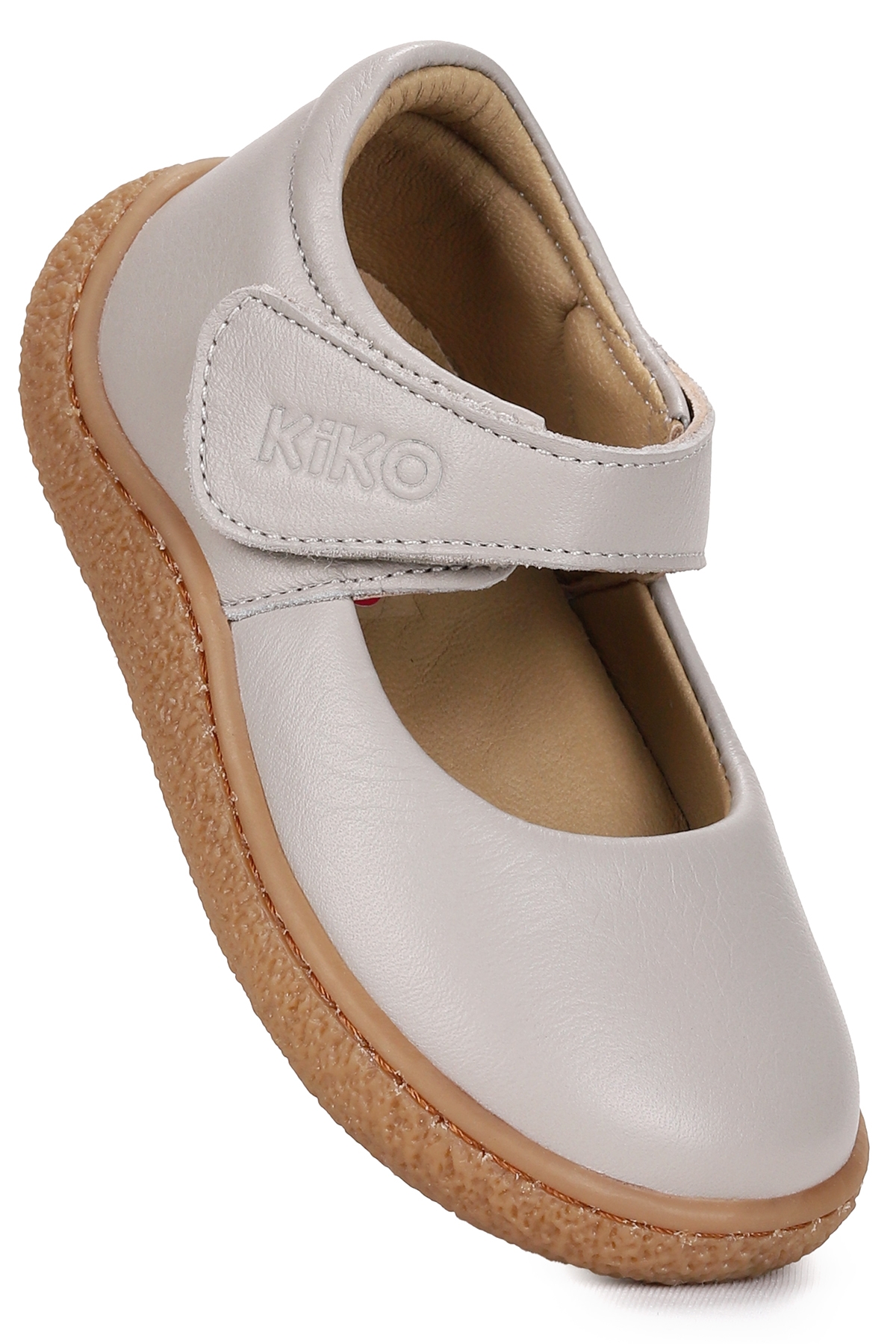 Lida %100 Deri Günlük Kız Bebek Babet Ayakkabı Bej - Görsel 5