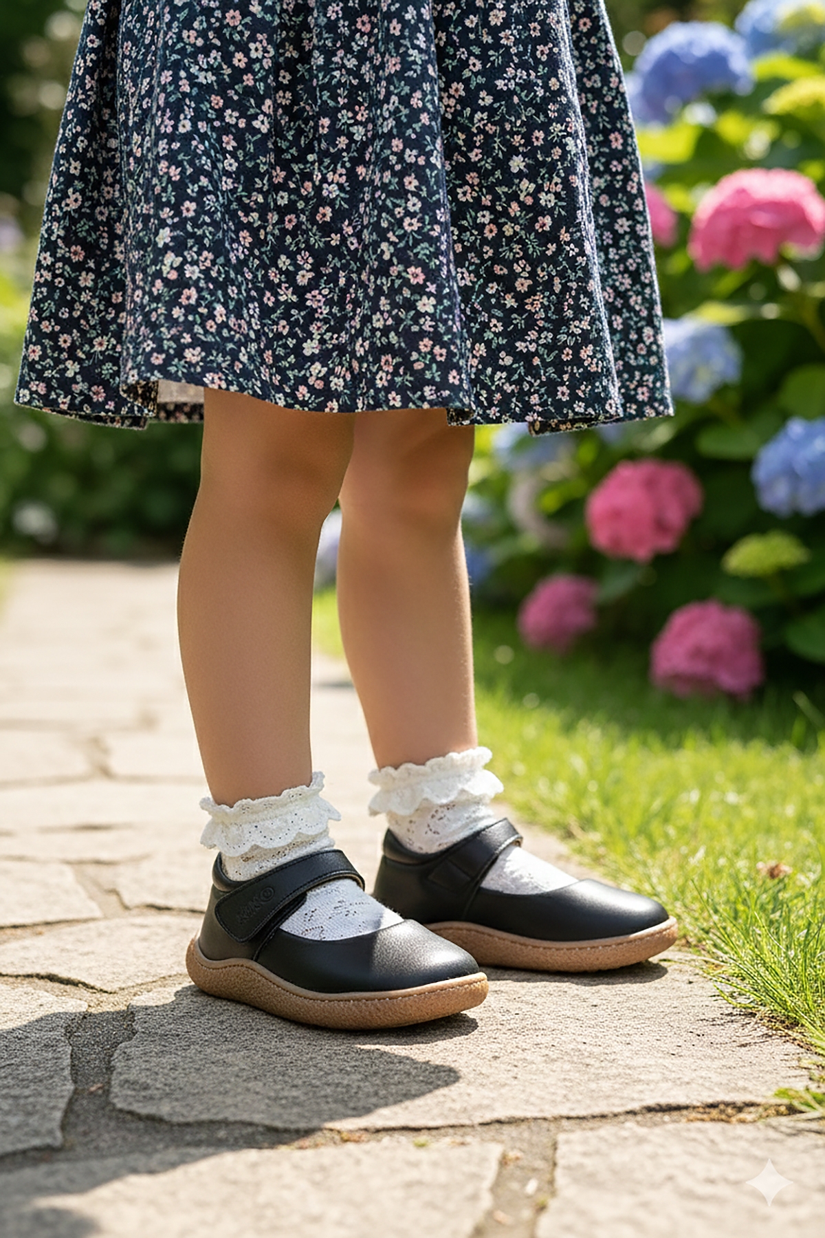 Lida %100 Deri Günlük Kız Bebek Babet Ayakkabı Siyah - Görsel 4